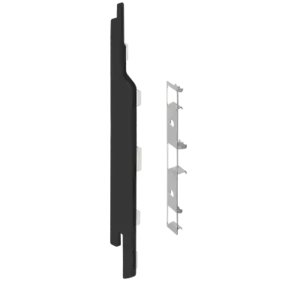 Keralit Eindkappen 2814 links incl. connector (5 stuks) - Zwart eiken (per stuk)