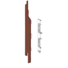 Keralit Eindkap voor 2814 links (5 stuks) - Golden oak