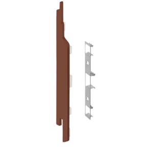 Keralit Eindkappen 2814 links incl. connector (5 stuks) - Golden oak (per stuk)