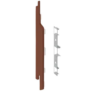 Keralit Eindkap voor 2814 links (5 stuks) - Golden oak