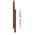 Keralit Eindkap voor 2814 links (5 stuks) - Golden oak