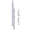 Keralit Eindkappen 2814 links incl. connector (5 stuks) - Wit eiken (per stuk)