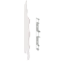 Keralit Eindkappen 2814 links incl. connector (5 stuks) - Wit (per stuk)