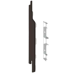 Keralit Eindkappen 2814 links incl. connector (5 stuks) - Donkerbruin (per stuk)