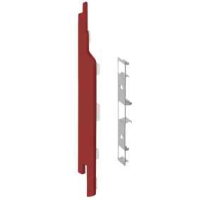 Keralit Eindkappen 2814 links incl. connector (5 stuks) - Rood (per stuk)