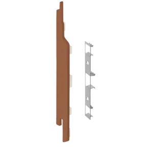 Keralit Eindkappen 2814 links incl. connector (5 stuks) - Bruin redceder (per stuk)