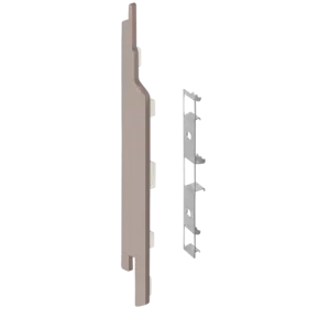 Keralit Eindkappen 2814 links incl. connector (5 stuks) - Vergrijsd ceder (per stuk)