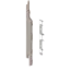 Keralit Eindkappen 2814 links incl. connector (5 stuks) - Vergrijsd ceder (per stuk)
