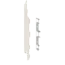 Keralit Eindkappen 2814 links incl. connector (5 stuks) - Sandcream (per stuk)