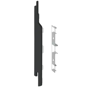 Keralit Eindkappen 2814 links incl. connector (5 stuks) - Nightblack (per stuk)