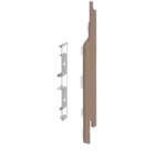 Keralit Eindkap voor 2814 rechts (5 stuks) - Bruingrijs