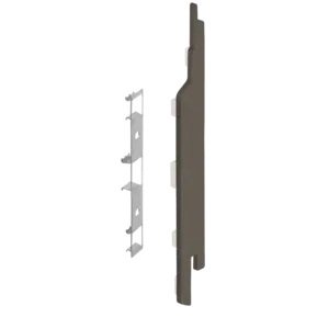 Keralit Eindkappen 2814 rechts incl. connector (5 stuks) - Kwartsgrijs (per stuk)