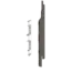 Keralit Eindkappen 2814 rechts incl. connector (5 stuks) - Kwartsgrijs (per stuk)