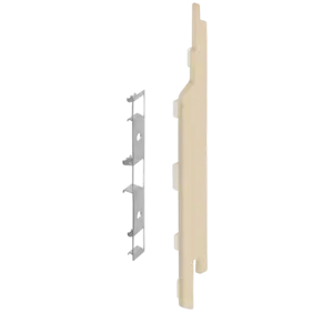 Keralit Eindkappen 2814 rechts incl. connector (5 stuks) - Licht ivoor (per stuk)