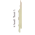 Keralit Eindkap voor 2814 rechts (5 stuks) - Licht ivoor