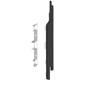 Keralit Eindkappen 2814 rechts incl. connector (5 stuks) - Zwart (per stuk)