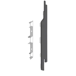 Keralit Eindkappen 2814 rechts incl. connector (5 stuks) - Antraciet (per stuk)