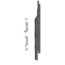 Keralit Eindkappen 2814 rechts incl. connector (5 stuks) - Antraciet (per stuk)