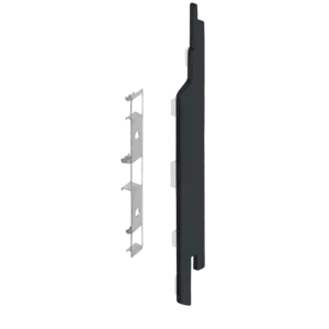 Keralit Eindkappen 2814 rechts incl. connector (5 stuks) - Zwartgrijs (per stuk)