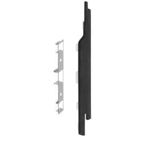 Keralit Eindkappen 2814 rechts incl. connector (5 stuks) - Zwart eiken (per stuk)