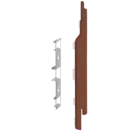Keralit Eindkap voor 2814 rechts (5 stuks) - Golden oak