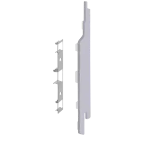 Keralit Eindkappen 2814 rechts incl. connector (5 stuks) - Wit eiken (per stuk)