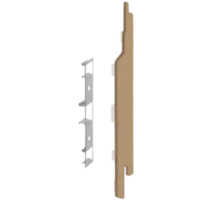 Keralit Eindkappen 2814 rechts incl. connector (5 stuks) - Natuur eiken (per stuk)