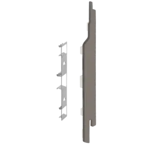 Keralit Eindkappen 2814 rechts incl. connector (5 stuks) - Taupe eiken (per stuk)