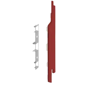 Keralit Eindkappen 2814 rechts incl. connector (5 stuks) - Rood (per stuk)