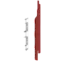 Keralit Eindkappen 2814 rechts incl. connector (5 stuks) - Rood (per stuk)