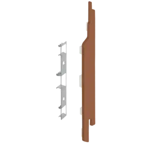 Keralit Eindkappen 2814 rechts incl. connector (5 stuks) - Bruin redceder (per stuk)