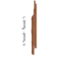 Keralit Eindkappen 2814 rechts incl. connector (5 stuks) - Bruin redceder (per stuk)