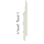 Keralit Eindkappen 2814 rechts incl. connector (5 stuks) - Crème (per stuk)