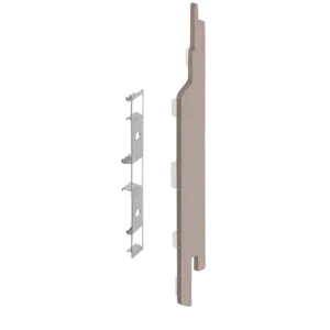 Keralit Eindkappen 2814 rechts incl. connector (5 stuks) - Vergrijsd ceder (per stuk)