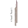 Keralit Eindkappen 2814 rechts incl. connector (5 stuks) - Vergrijsd ceder (per stuk)