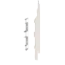 Keralit Eindkappen 2814 rechts incl. connector (5 stuks) - Sandcream (per stuk)