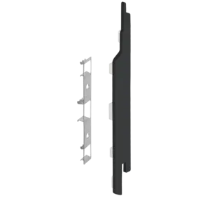 Keralit Eindkappen 2814 rechts incl. connector (5 stuks) - Nightblack (per stuk)