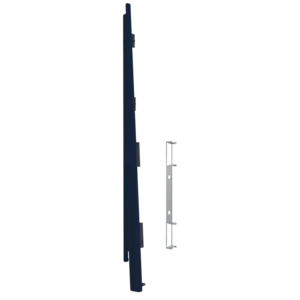 Keralit Eindkappen 2817 links incl. connector (5 stuks) - Staalblauw (per stuk)