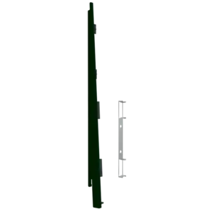 Keralit Eindkappen 2817 links incl. connector (5 stuks) - Monumentengroen (per stuk)