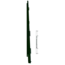 Keralit Eindkappen 2817 links incl. connector (5 stuks) - Monumentengroen (per stuk)