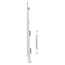 Keralit Eindkappen 2817 links incl. connector (5 stuks) - Wit (per stuk)