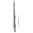 Keralit Eindkappen 2817 links incl. connector (5 stuks) - Vergrijsd ceder (per stuk)