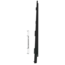 Keralit Eindkappen 2817 rechts incl. connector (5 stuks) - Zwart (per stuk)