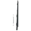 Keralit Eindkappen 2817 rechts incl. connector (5 stuks) - Antraciet (per stuk)