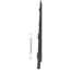Keralit Eindkappen 2817 rechts incl. connector (5 stuks) - Zwartgrijs (per stuk)