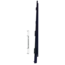 Keralit Eindkappen 2817 rechts incl. connector (5 stuks) - Monumentenblauw (per stuk)