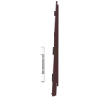Keralit Eindkap voor 2817 rechts (5 stuks) - Bruin eiken