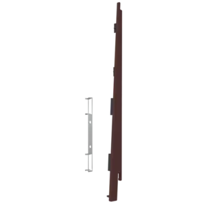 Keralit Eindkappen 2817 rechts incl. connector (5 stuks) - Bruin eiken (per stuk)