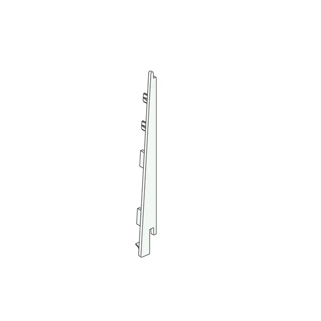 Keralit Eindkappen 2817 rechts incl. connector (5 stuks) - Bruin eiken (per stuk)