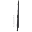Keralit Eindkappen 2817 rechts incl. connector (5 stuks) - Zwart eiken (per stuk)